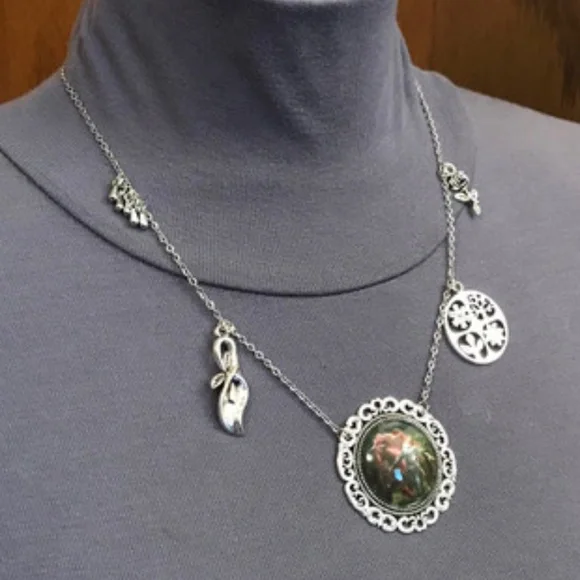 SOLD—“La Belle Dame Sans Merci" John Keats Handmade Literature Necklace - Picture 10 of 16